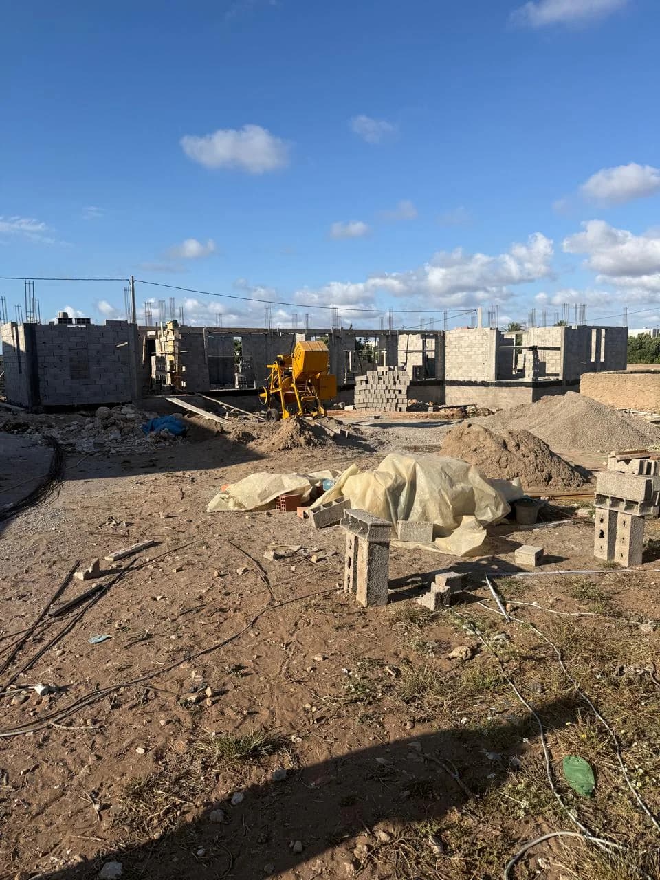 Photo chantier — CONSTRUCTION VILLA A SIDI YASSINE